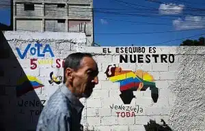 The Esequibo is Ours. Photo: Parra/AFP.
