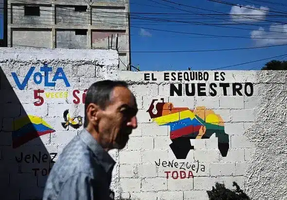 The Esequibo is Ours. Photo: Parra/AFP.