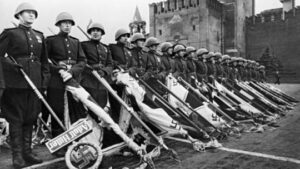 Victory Parade (in the USSR) that took place on June 24, 1945, in honor of the victory over Nazi Germany in the Great Patriotic War on Red Square, Moscow. Photo: Sputnik/RIA News.
