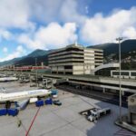 Simulated view of the Simón Bolívar International Airport in Maiquetía, La Guaira state. Photo: MSFS/file photo.
