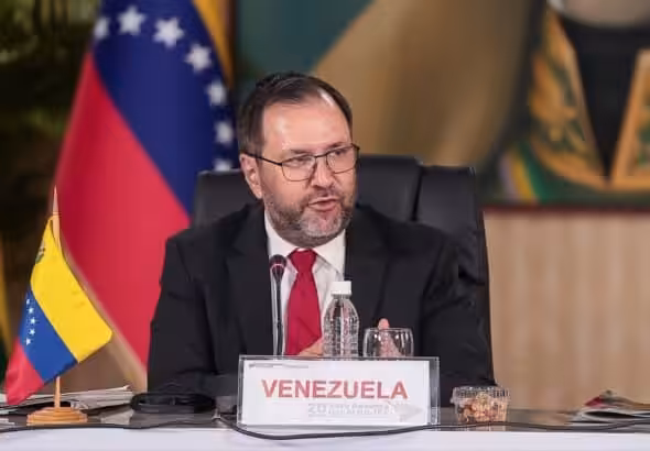 Venezuelan Minister of Foreign Affairs Yván Gil. Photo: Venezuelan Ministry of Foreign Affairs/File photo.