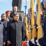 Venezuelan President Nicolás Maduro honoring the martyrs of the Siege of Leningrad during his visit to the Piskaryovskoye Memorial Cemetery in St. Petersburg, May 10, 2025. Photo: TASS.