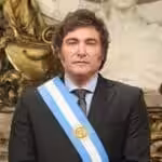 Javier Milei in the White Room on the day of his swearing-in. Photo: Wiki Commons.