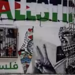 A mural in Caracas, Venezuela, expressing support for Palestine. Photo: Threads/@actforpal1.