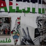 A mural in Caracas, Venezuela, expressing support for Palestine. Photo: Threads/@actforpal1.