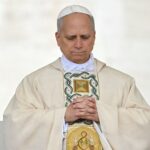 Pope Leo XIV leads his inaugural Holy Mass in St. Peter’s Square, Vatican City, May 18, 2025. Photo: Catholic Bishops’ Conference of England and Wales.