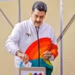 Venezuelan President Nicolás Maduro votes in the consultative referendum on Guayana Esequiba, December 3, 2023. Photo: AFP/File photo.