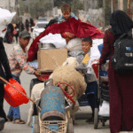 Forcibly displaced Palestinians. Photo: UNICEF/Eyad El Baba.