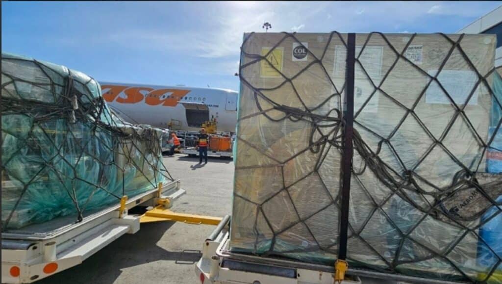 Vaccines shipments from Iran arrive in Venezuela. Photo: Radio Miraflores.