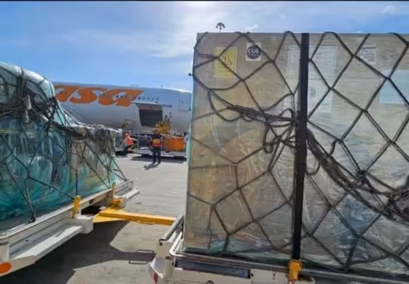 Vaccines shipments from Iran arrive in Venezuela. Photo: Radio Miraflores.