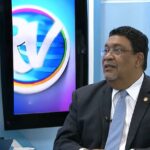 Foreign minister of Nicaragua, Valdrack Jaentschke, speaking on the Canal 4 program Revista En Vivo on April 11, 2025. Photo: Canal 4 Nicaragua.
