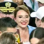President Xiomara Castro. Photo: X/@Canal8_hn.