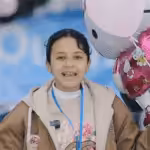 Yaqeen Hammad was Gaza’s youngest media activist and the youngest volunteer in a charity team. Photo: video grab.