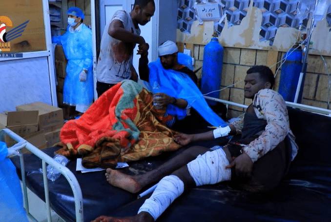 A US airstrike on Monday targeted a detention center for African migrants in Saada Governorate, northern Yemen, killing at least 68 people. Photo: via Saba News agency.