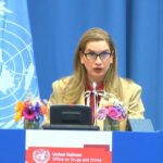 Venezuela's Permanent Representative to the UN, Claudia Salerno, speaking at the 34th session of CCPCJ on May 19, 2025. Photo: UN Web TV.