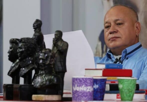 Venezuelan Interior Minister Diosdado Cabello during the episode #525 of his program Con el Mazo Dando on Wednesday, May 7, 2025. Photo: Con el Mazo Dando.