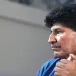 Evo Morales in Lauca Ñ, Bolivia, November 6, 2024. Photo: Luis Gandarillas/EFE.