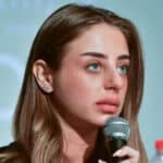Former Israeli captive Mia Schem, who has alleged being raped by a famous Israeli trainer after release by the Palestinian resistance movement Hamas. Photo: PressTV/File photo.