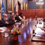 Venezuelan Foreign Minister Yván Gil holds a meeting with foreign diplomatic representatives in Venezuela on May 30, 2025. Photo: AVN.