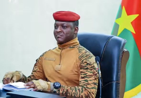Ibahim Traoré, president of the transitional government of Burkina Faso. Photo: Government of Burkina Faso.