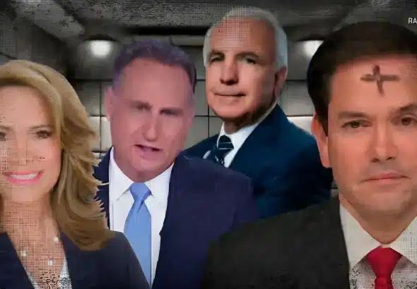 The so called "crazy Cubans." From left to right, Marco Rubio, Mario Díaz-Balart, Carlos Giménez, and María Elvira Salazar. Photo: Razones de Cuba/file photo.