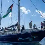 Twelve international activists and volunteers have boarded Madleen en route to Gaza. Photo: FFC Media Team.