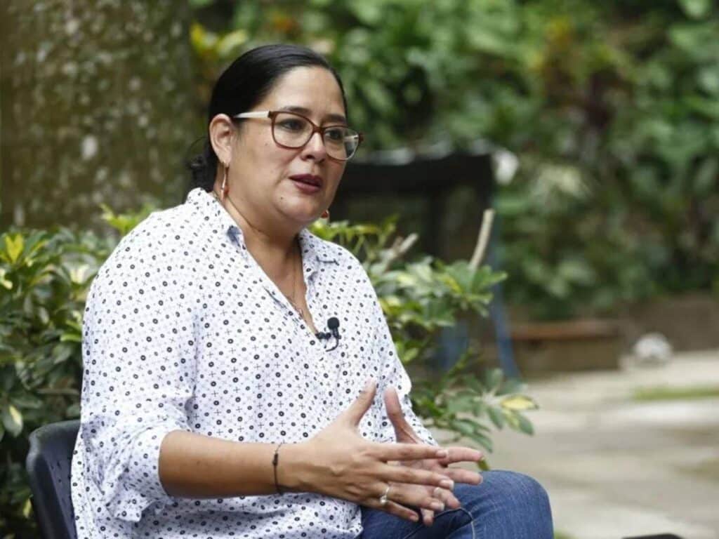 Salvadorean lawyer and human rights leader Ruth López. Photo: EFE/file photo.