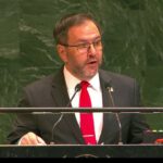 Venezuelan Foreign Minister Yván Gil during his speech at the 79th UN General Assembly in New York on June 16, 2025. Photo: AVN.