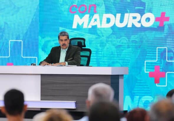 Venezuelan President Nicolas Maduro during his program Con Maduro+. Photo: Presidential Press.