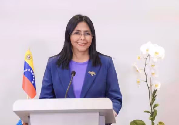 Venezuelan Vice President Delcy Rodríguez Addresses the St. Petersburg International Economic Forum. Photo: screenshot/Instagram: @delcyrodriguezv.