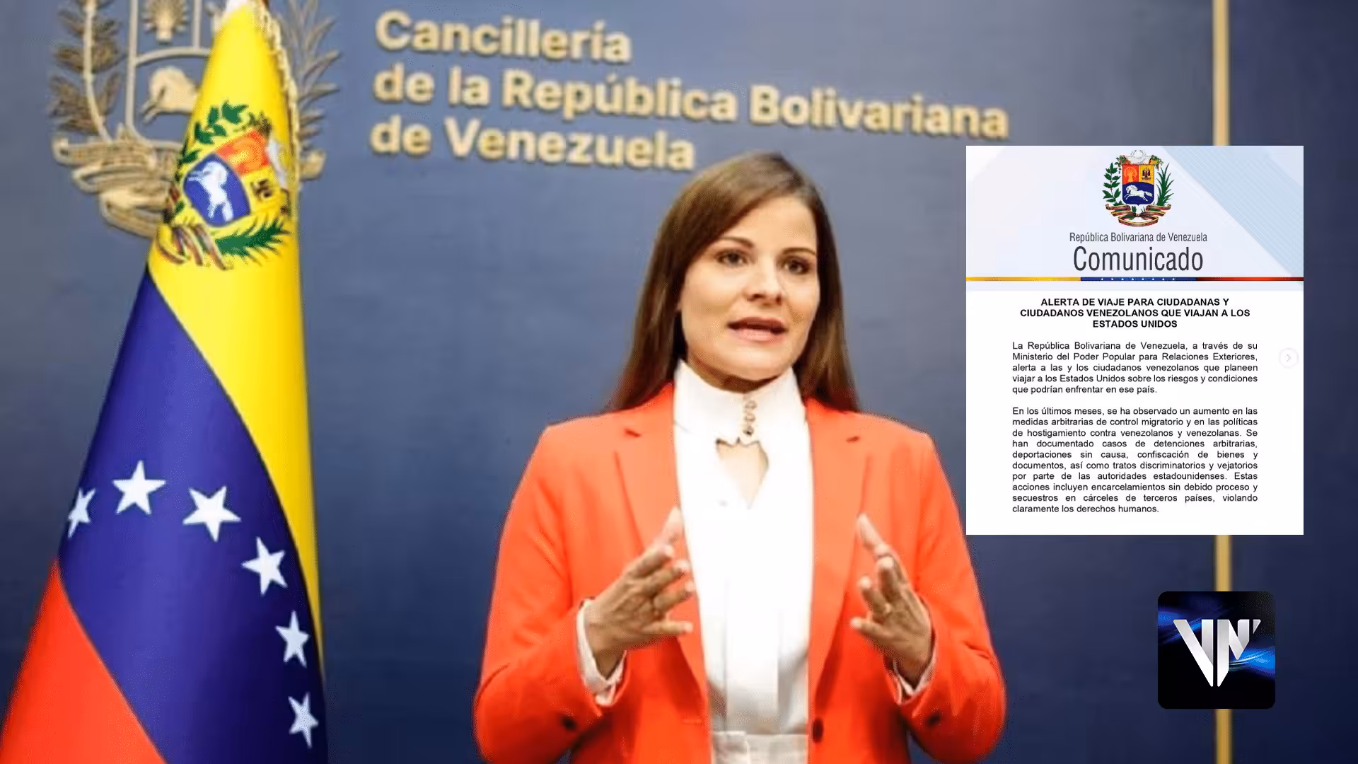 Venezuelan Foreign Ministry spokesperson. Photo: Venezuela News.