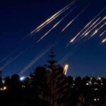 The Islamic Revolution Guards Corps’s barrage of missiles and drones on the occupied Palestinian territories on June 14, 2025. Photo: PressTV.