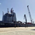 The foreign vessel N35 kept detained at the Port of Guamache of Margarita Island, Nueva Esparta state, Venezuela. Photo: Instagram/@redi.main.