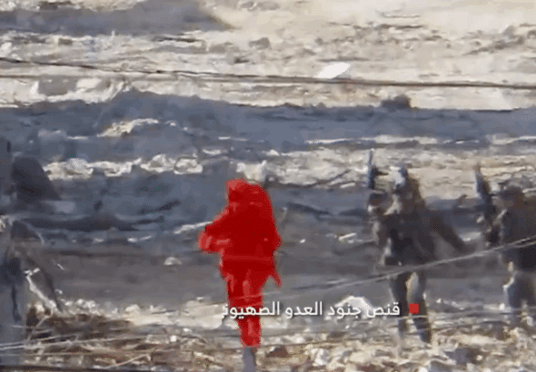 The Al-Qassam Brigades reported a series of operations against Israeli military vehicles in the Gaza Strip. Photo: video grab.