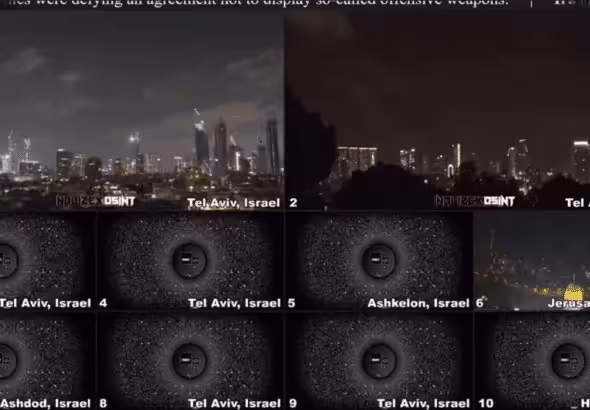 "Israeli" regime has imposed a sweeping media blackout to prevent the world from witnessing the Iranian retaliatory operations. File photo.