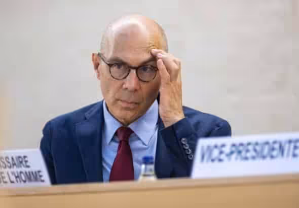 United Nations (UN) High Commissioner for Human Rights Volker Türk in Geneva, Switzerland. Photo: Martial Trezzini/EFE/File photo.