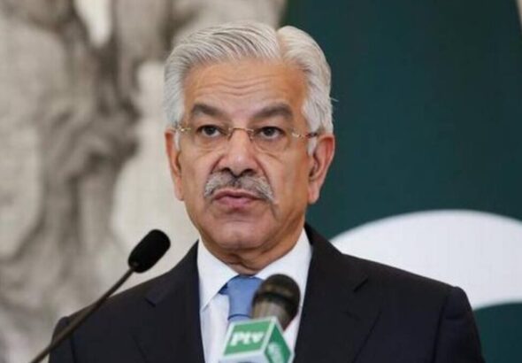 Pakistani Defense Minister Khawaja Asif. Photo: Getty.