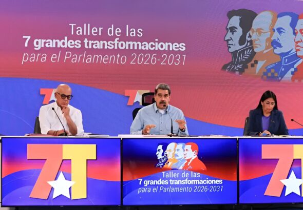 Venezuelan President Nicolás Maduro addressing the nation on Tuesday, June 17, 2025. Photo: Presidential Press.