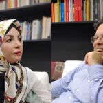Zeinab Ghasemi Tari and Seyyed Mohammad Marandi in the Misión Verdad newsroom. Photo: Joseph Soto/Misión Verdad.