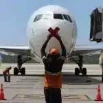 An aircraft belonging to the US airline Eastern taxis at the Simón Bolívar International Airport in Maiquetía, La Guaira state, on June 20, 2025. Photo: IG/@vueltalapatria.