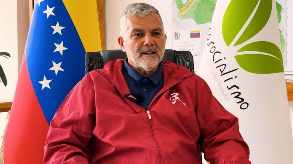 Ricardo Molina, Minister of People's Power for Ecosocialism. Photo: Sputnik/José Negrón.