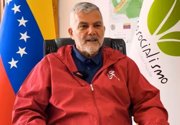 Ricardo Molina, Minister of People's Power for Ecosocialism. Photo: Sputnik/José Negrón.