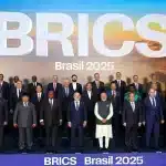 Members, Partners and Outreach invitees of the 17th BRICS Summit at Rio de Janeiro, in Brazil on July 7, 2025. Photo: Prime Minister's Office of India.