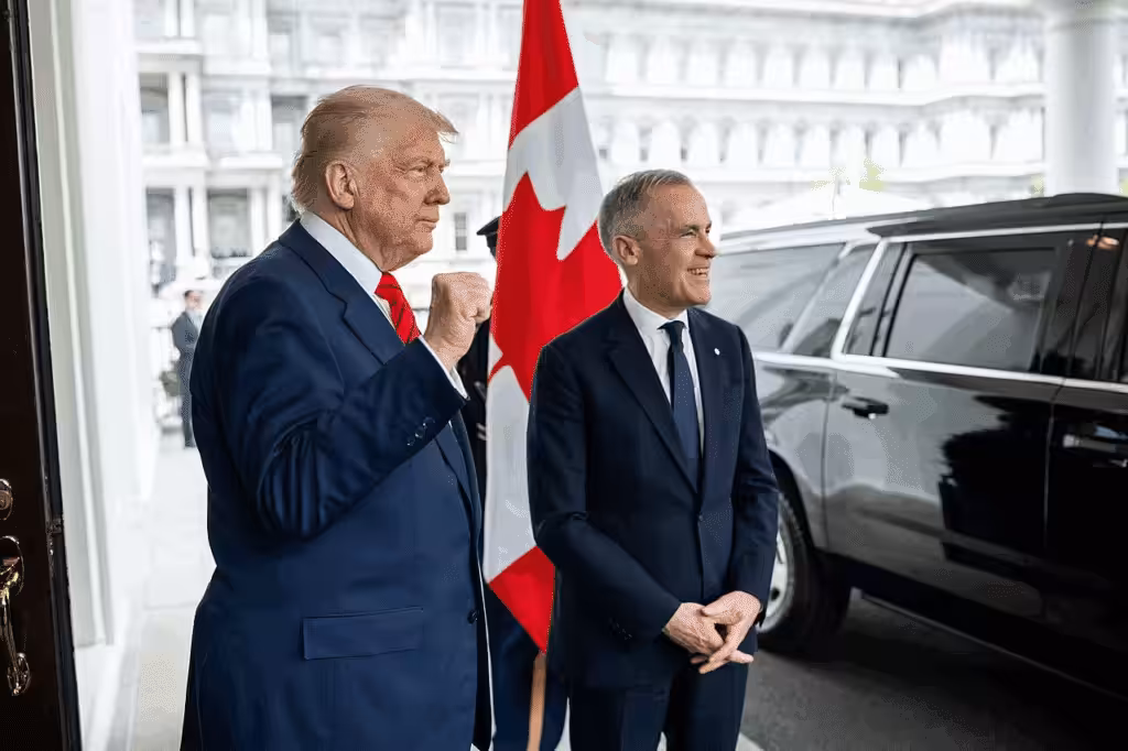 Trump and Carney, May 6, 2025. Photo: Public Domain Image.