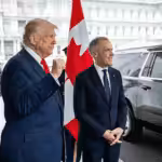 Trump and Carney, May 6, 2025. Photo: Public Domain Image.