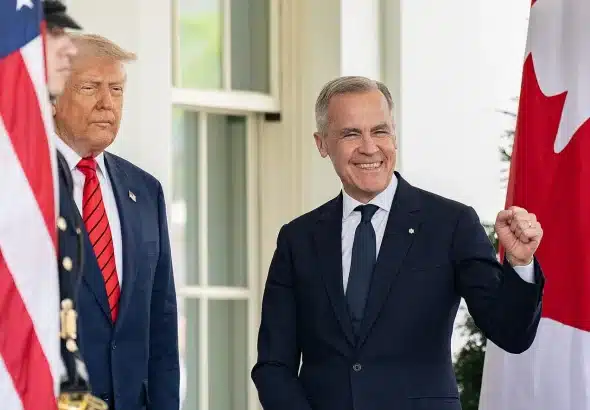 Trump and Carney, May 6, 2025. Photo: public domain image