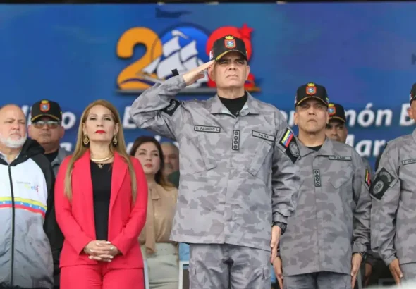 Venezuelan Defense Minister Vladimir Padrino López leads the official event for the celebration of the National Day of the Bolivarian Navy, July 24, 2025. Photo: Últimas Noticias.