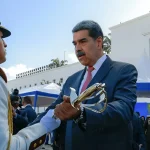 Venezuelan President Nicolás Maduro during the the graduation and promotion ceremony for cadets of the Bolivarian National Armed Force (FANB), held at the Military University in Caracas, Monday, July 7, 2025. Photo: Presidential Press.