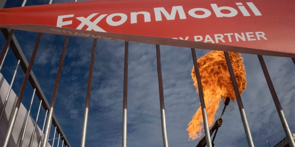 Gas flaring in an ExxonMobil facility in Guyana. Photo: Victor Moriyama/InfoAmazonia.