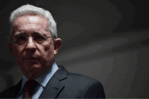 Former far-right Colombian president, Álvaro Uribe. Photo: Jose Vargas/file photo.